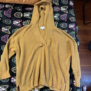 Aerie waffle knit hoodie